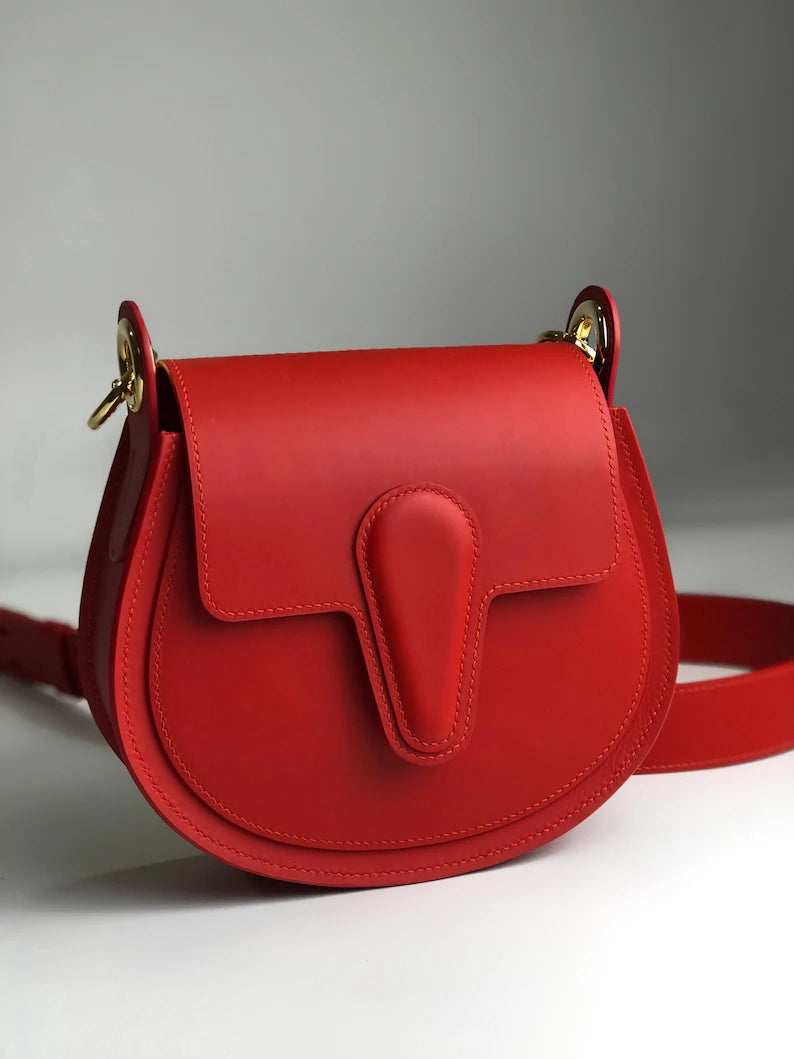 Borsa Saddle Rouge