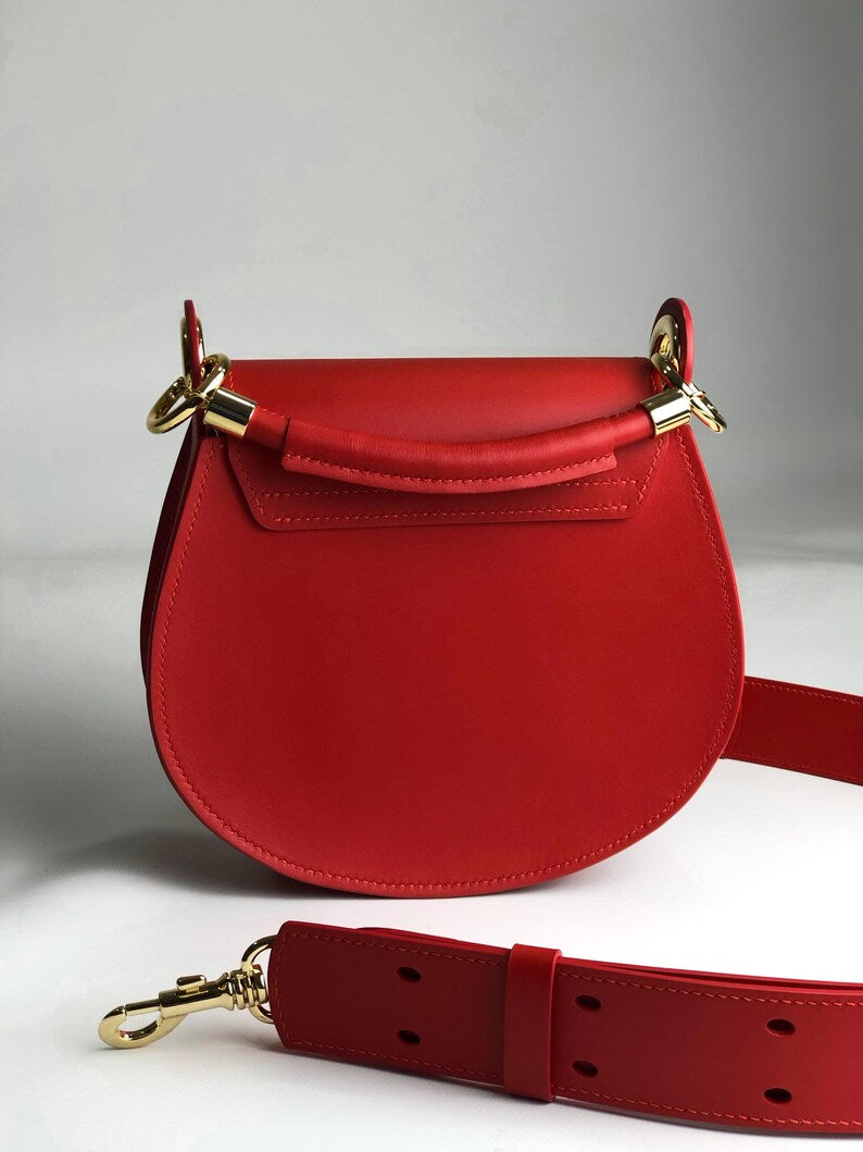 Borsa Saddle Rouge