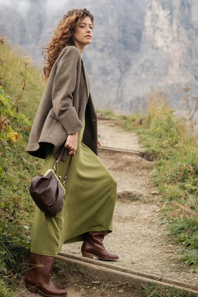 Borsa Vintage Frame in Pelle